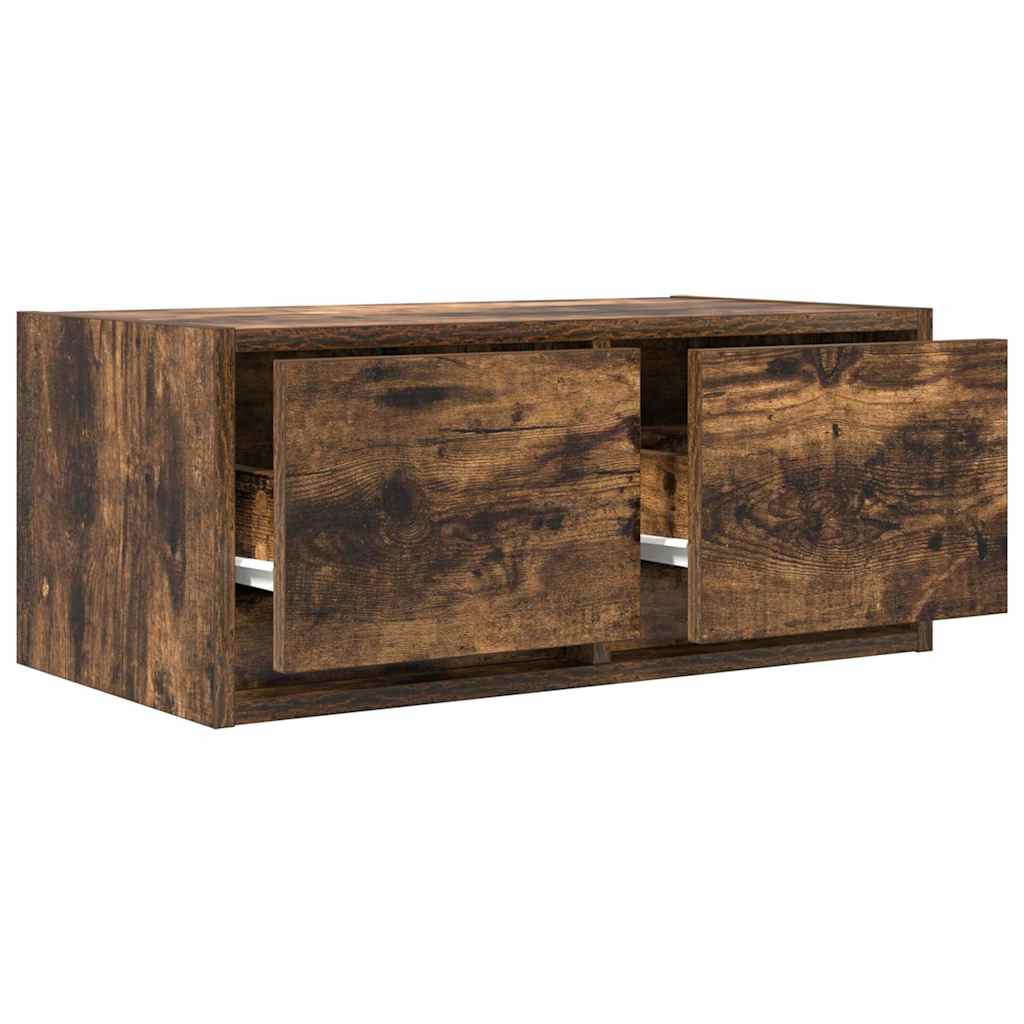 TV Cabinets 2 pcs Smoked Oak 60x31x25.5 cm Engineered Wood