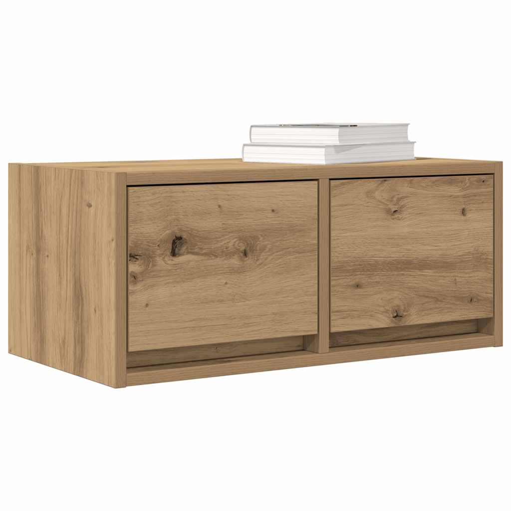 TV Cabinets 2 pcs Artisan Oak 60x31x25.5 cm Engineered Wood
