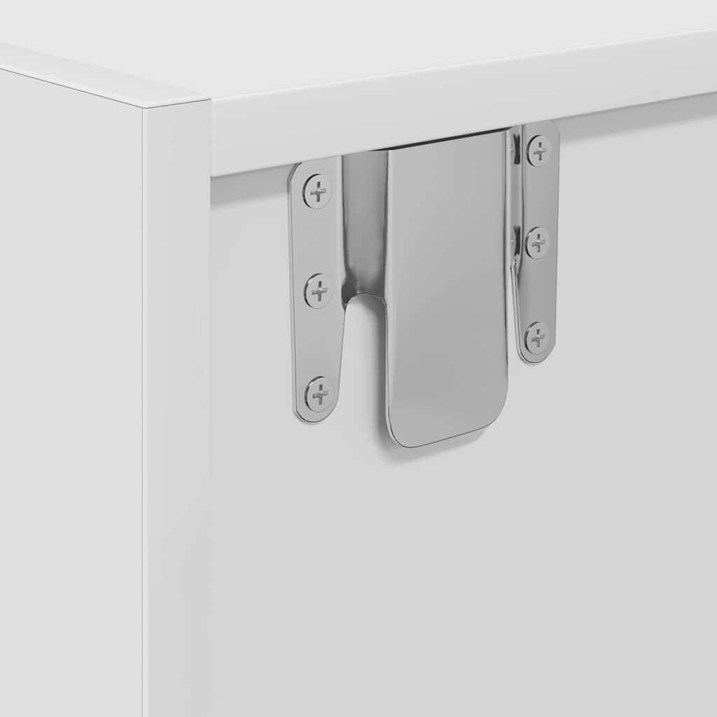 TV Cabinet White 80x31x25.5 cm Engineered Wood