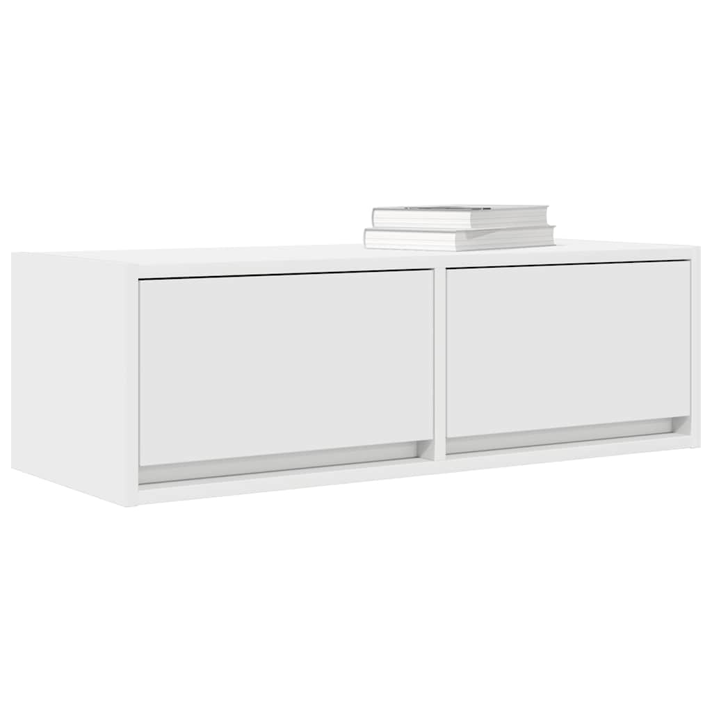 TV Cabinets 2 pcs White 80x31x25.5 cm Engineered Wood