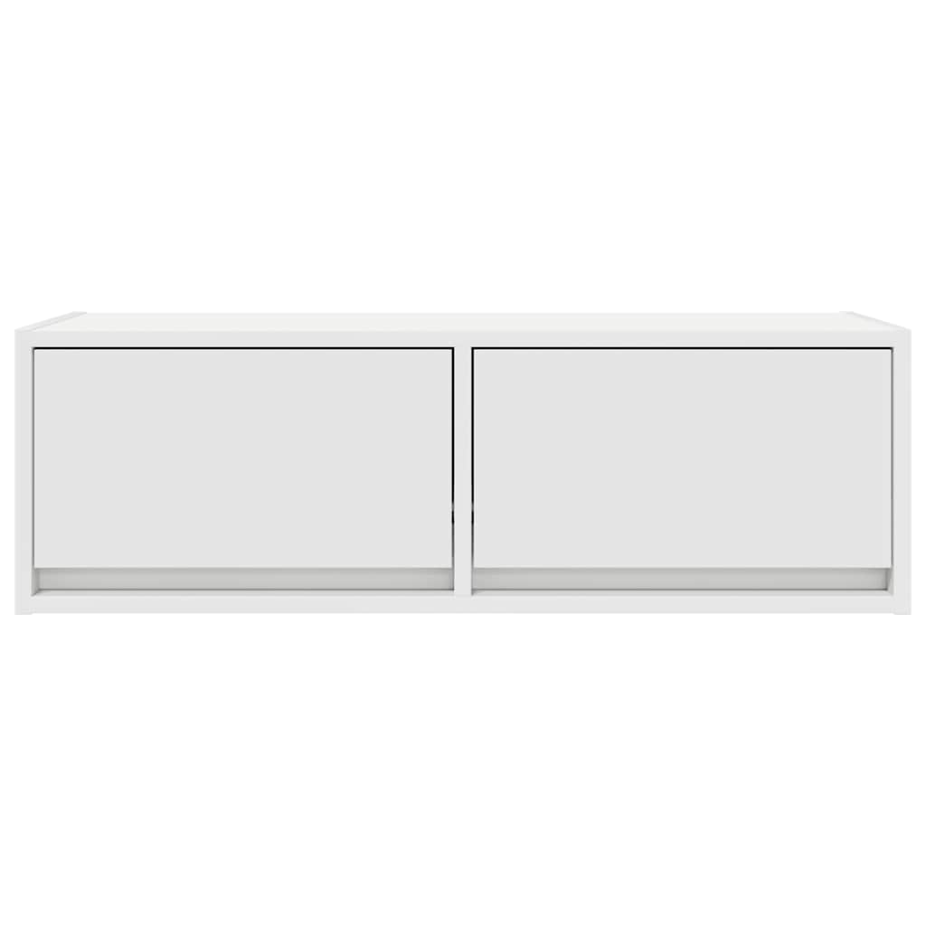 TV Cabinets 2 pcs White 80x31x25.5 cm Engineered Wood