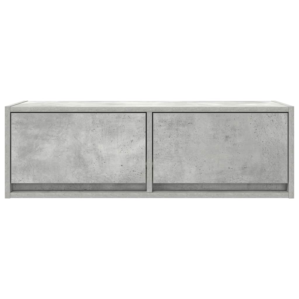 TV Cabinet Concrete Grey 80x31x25.5 cm Engineered Wood