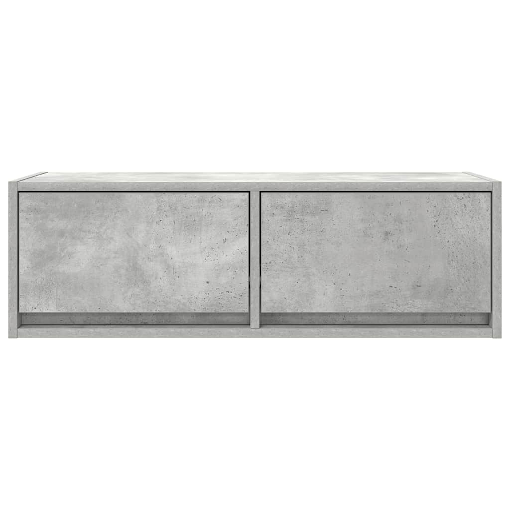 TV Cabinets 2 pcs Concrete Grey 80x31x25.5 cm Engineered Wood