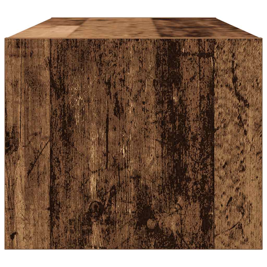 TV Cabinet Old Wood 80x31x25.5 cm Engineered Wood