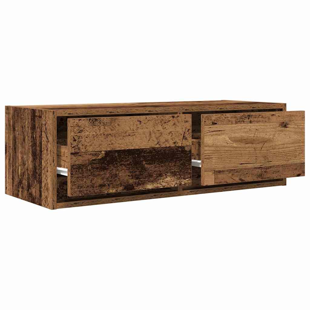 TV Cabinets 2 pcs Old Wood 80x31x25.5 cm Engineered Wood