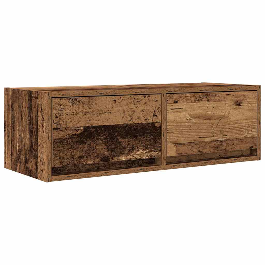 TV Cabinets 2 pcs Old Wood 80x31x25.5 cm Engineered Wood