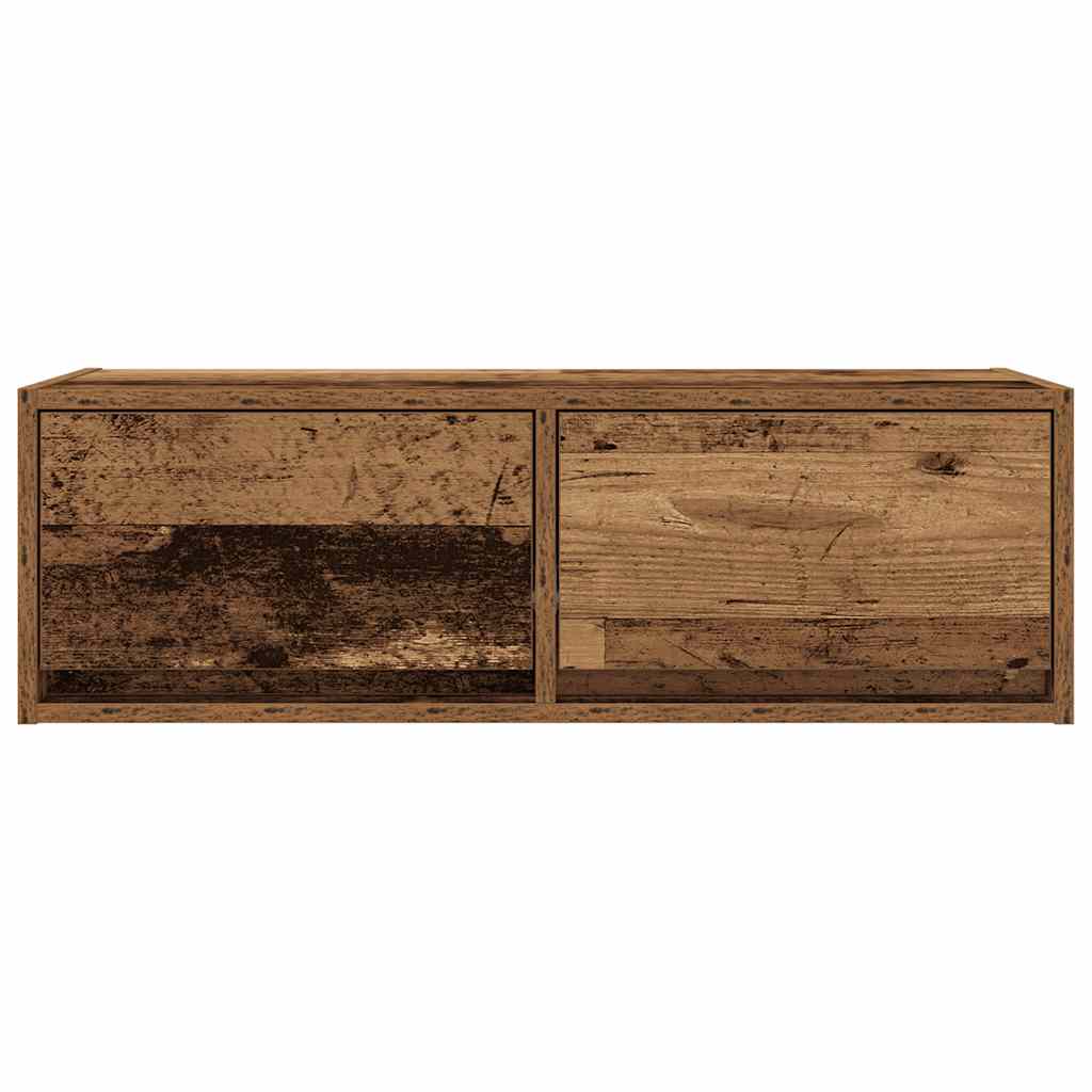 TV Cabinets 2 pcs Old Wood 80x31x25.5 cm Engineered Wood