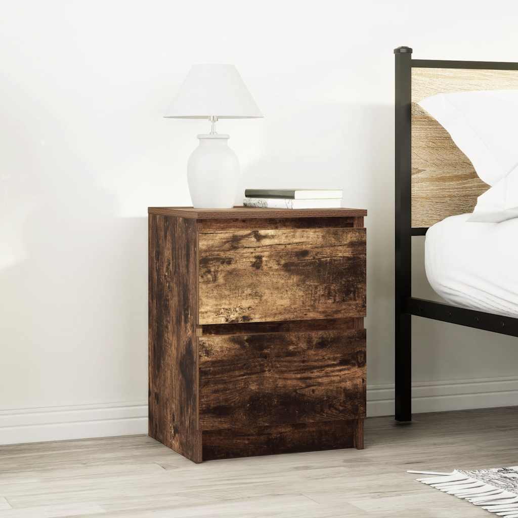 TV Cabinet Smoked Oak 40x35x54 cm Engineered Wood