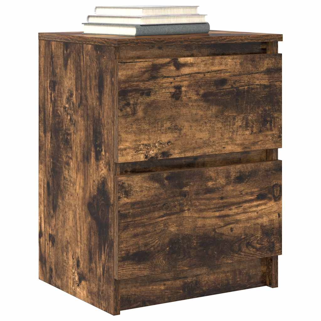 TV Cabinet Smoked Oak 40x35x54 cm Engineered Wood