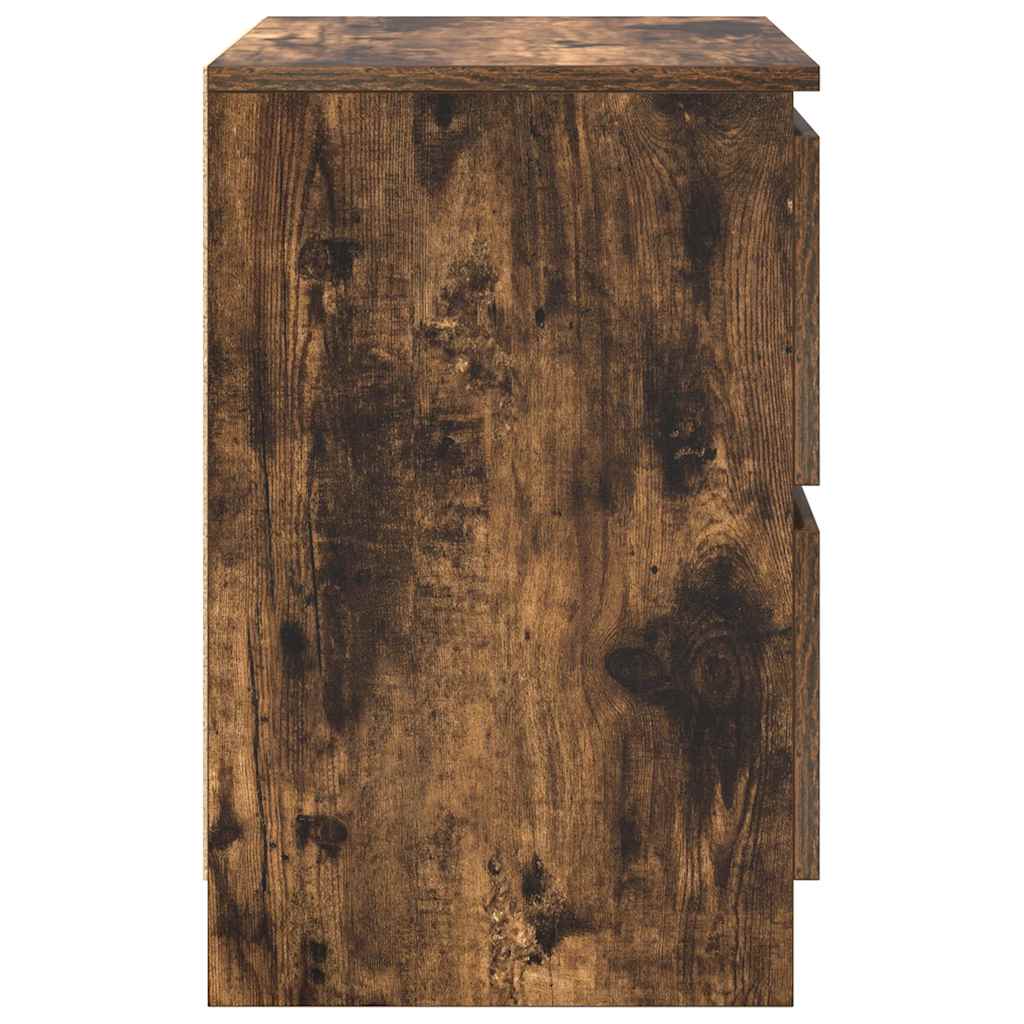 TV Cabinet Smoked Oak 40x35x54 cm Engineered Wood