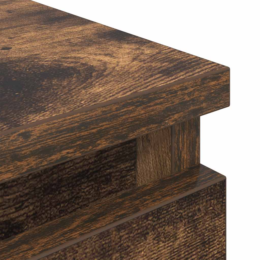 TV Cabinet Smoked Oak 40x35x54 cm Engineered Wood