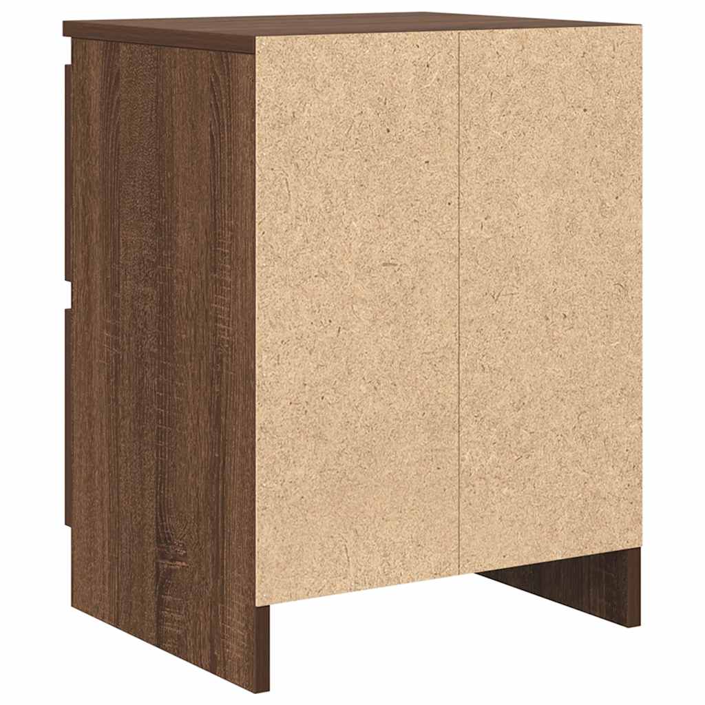 TV Cabinet Brown Oak 40x35x54 cm Engineered Wood