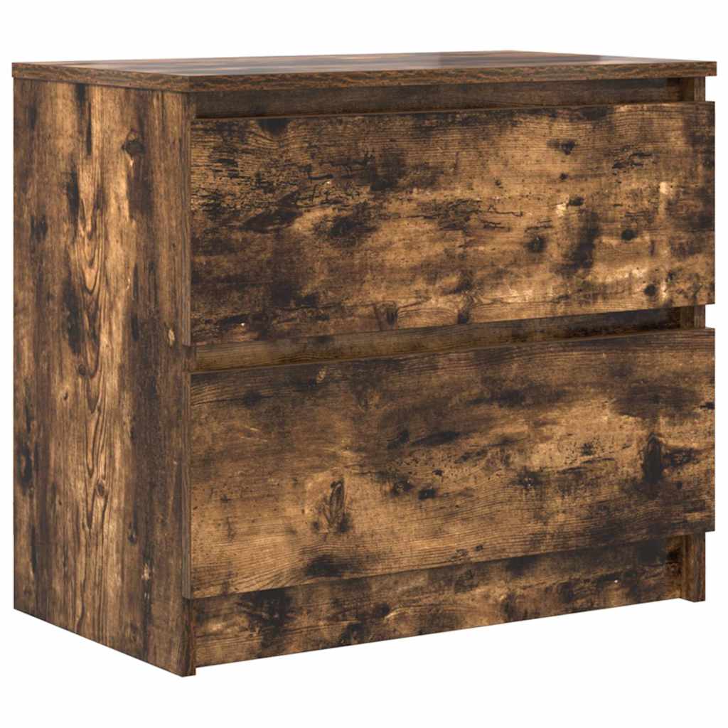 TV Cabinet Smoked Oak 60x35x54 cm Engineered Wood