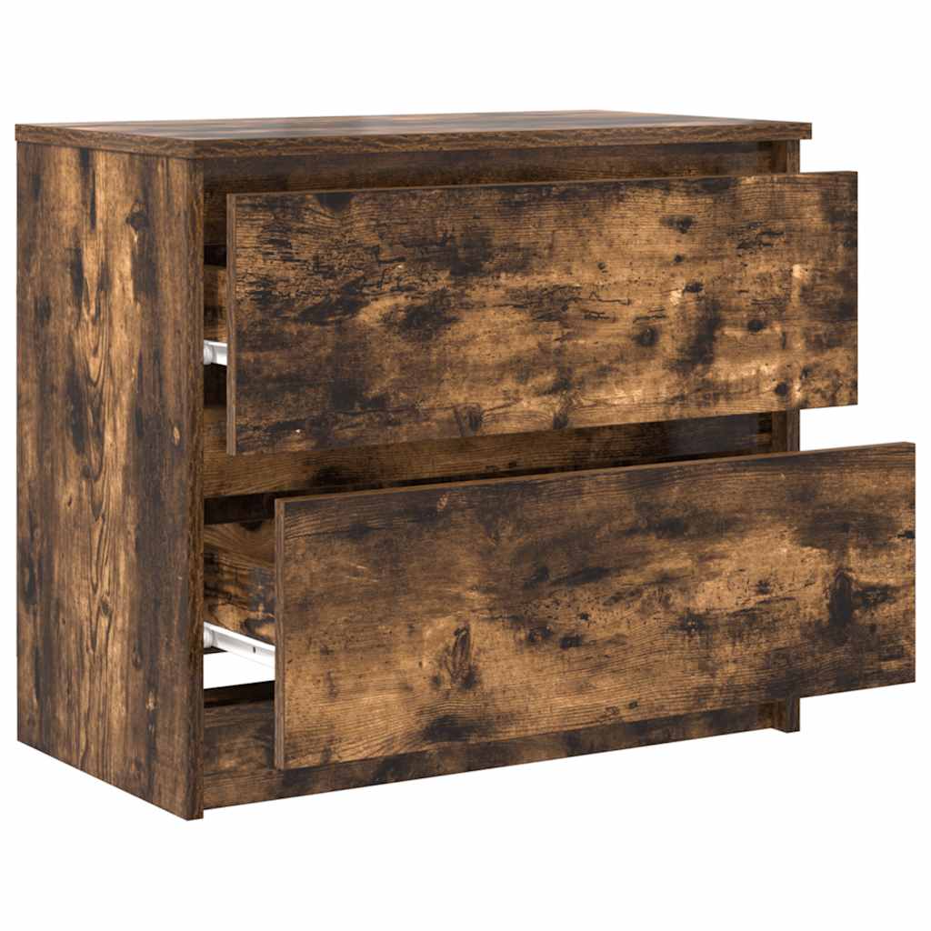 TV Cabinet Smoked Oak 60x35x54 cm Engineered Wood