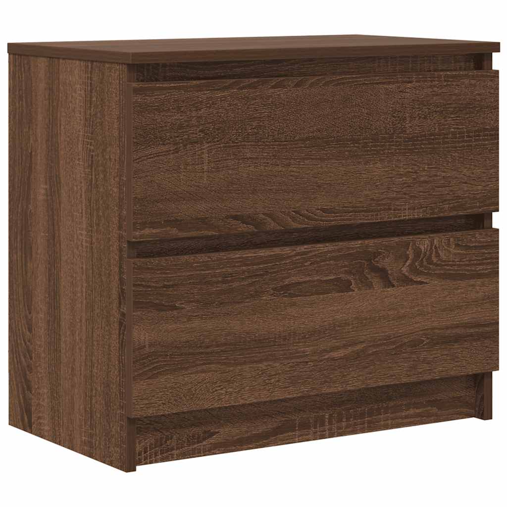 TV Cabinet Brown Oak 60x35x54 cm Engineered Wood