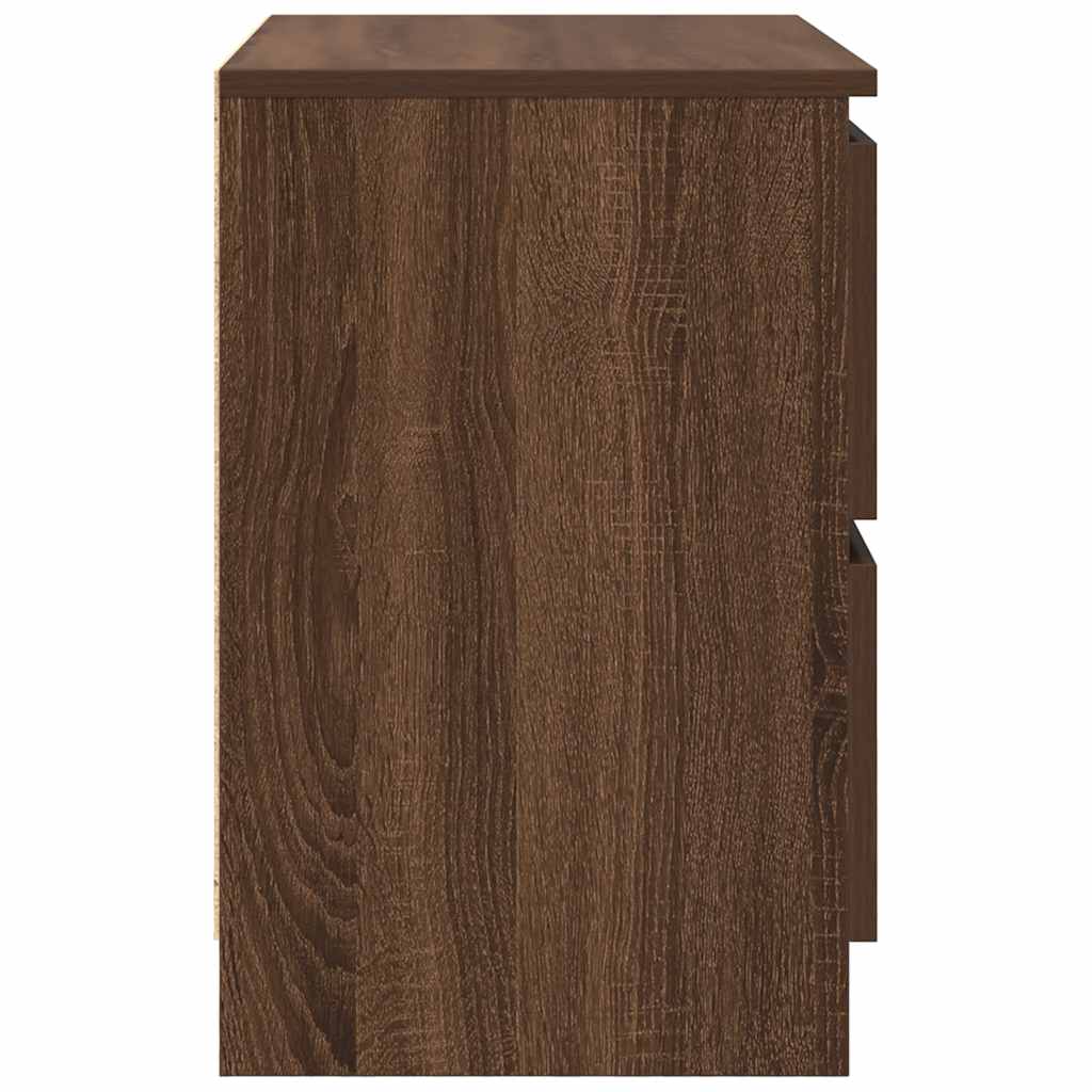 TV Cabinet Brown Oak 60x35x54 cm Engineered Wood