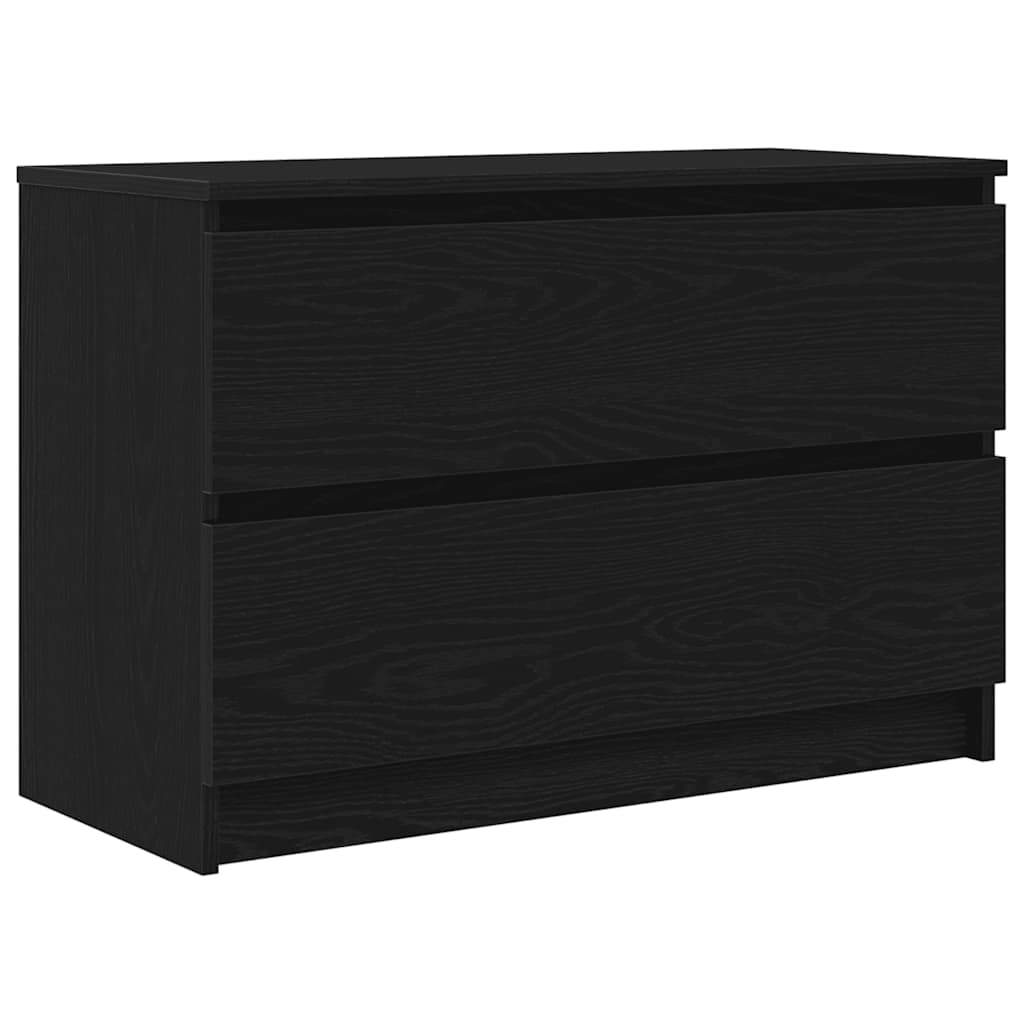 TV Cabinet Black 80x35x54 cm Engineered Wood