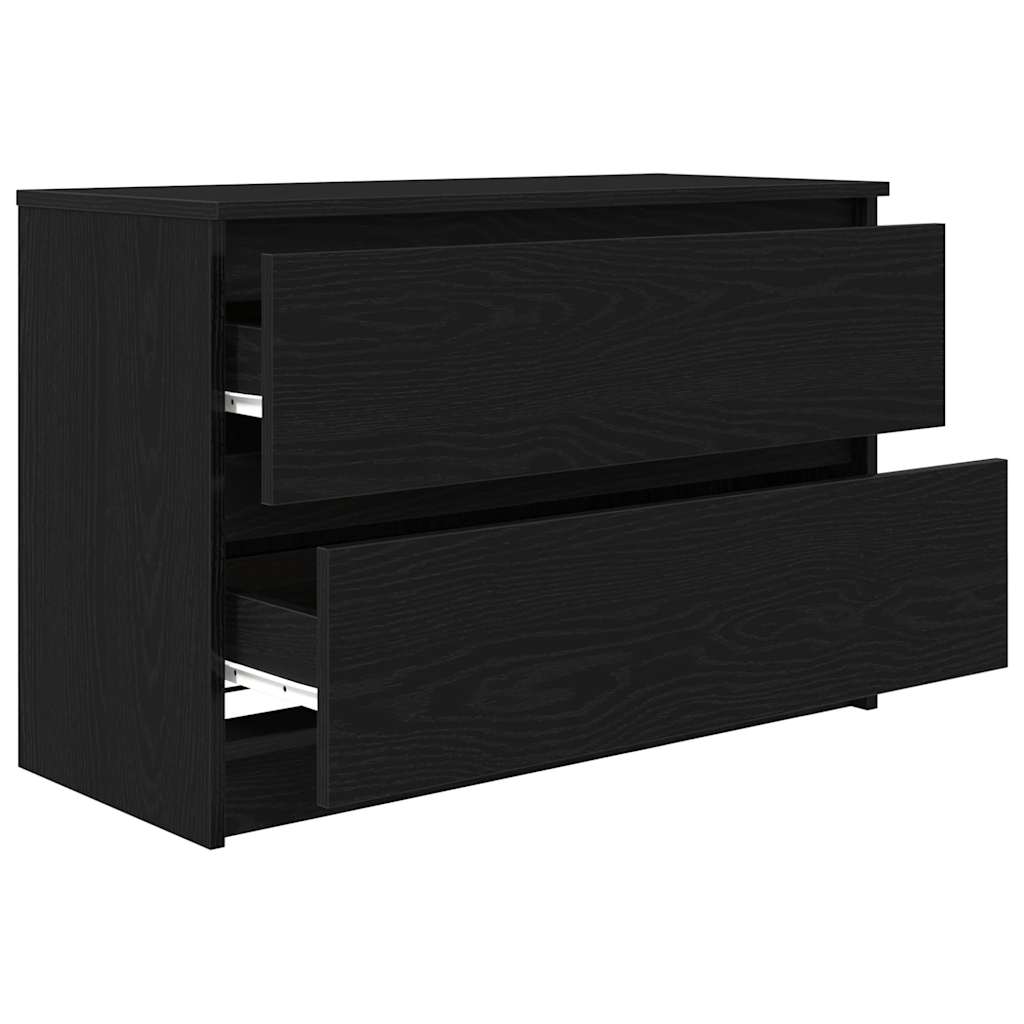 TV Cabinet Black 80x35x54 cm Engineered Wood