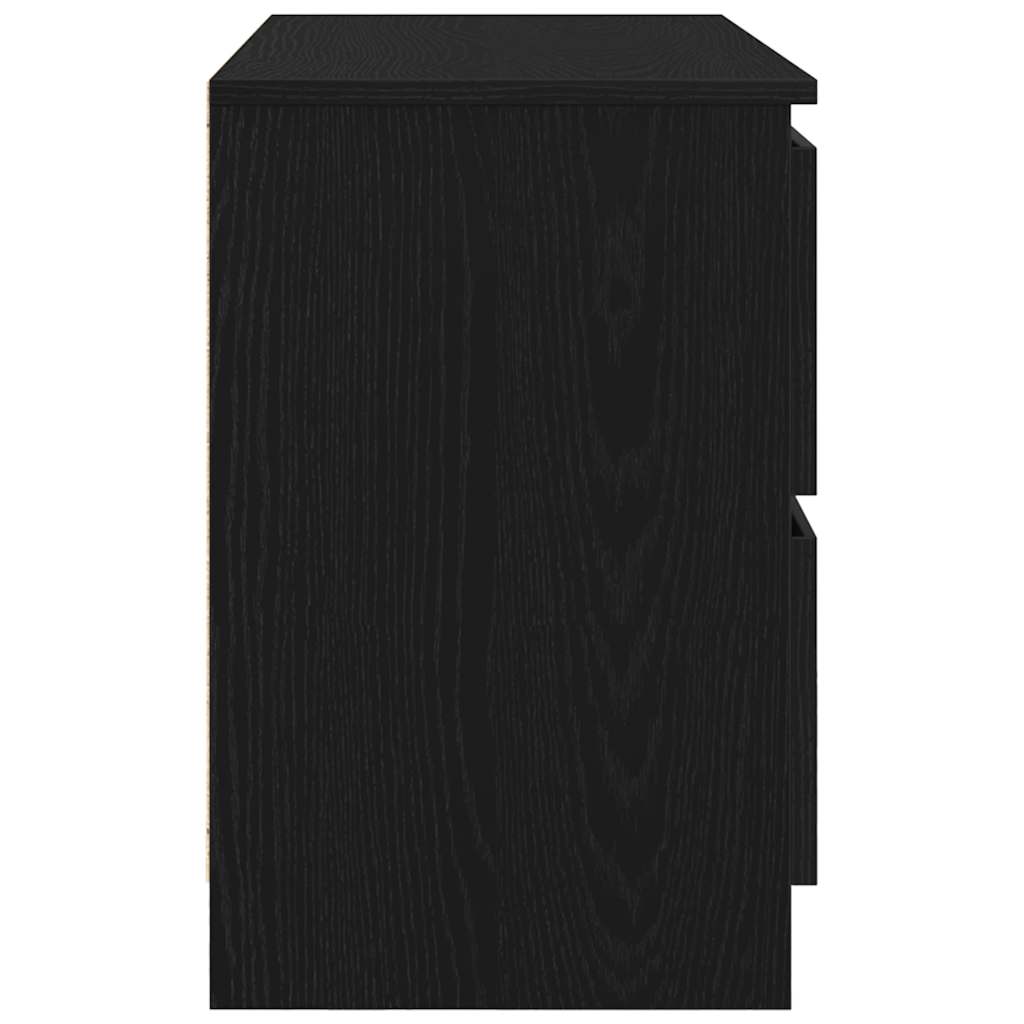 TV Cabinet Black 80x35x54 cm Engineered Wood