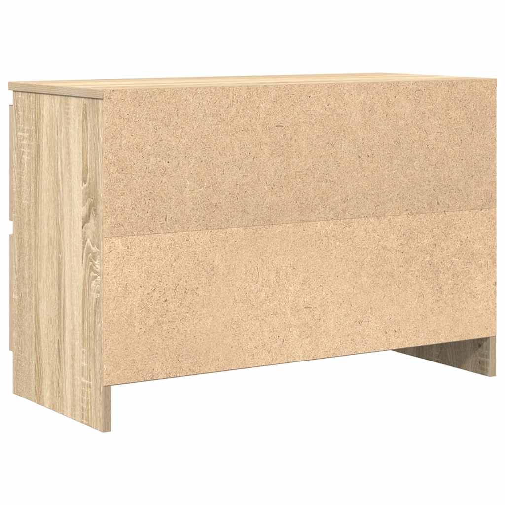TV Cabinet Sonoma Oak 80x35x54 cm Engineered Wood