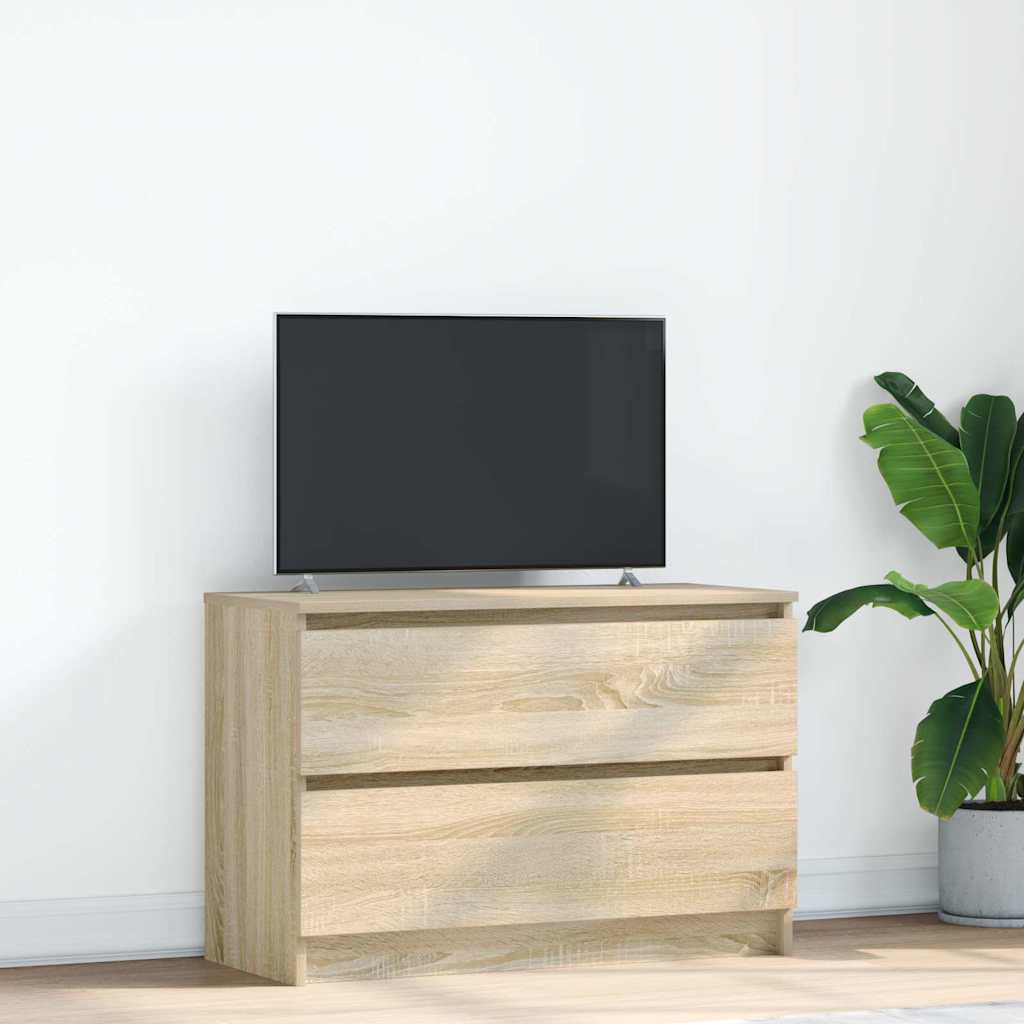 TV Cabinet Sonoma Oak 80x35x54 cm Engineered Wood