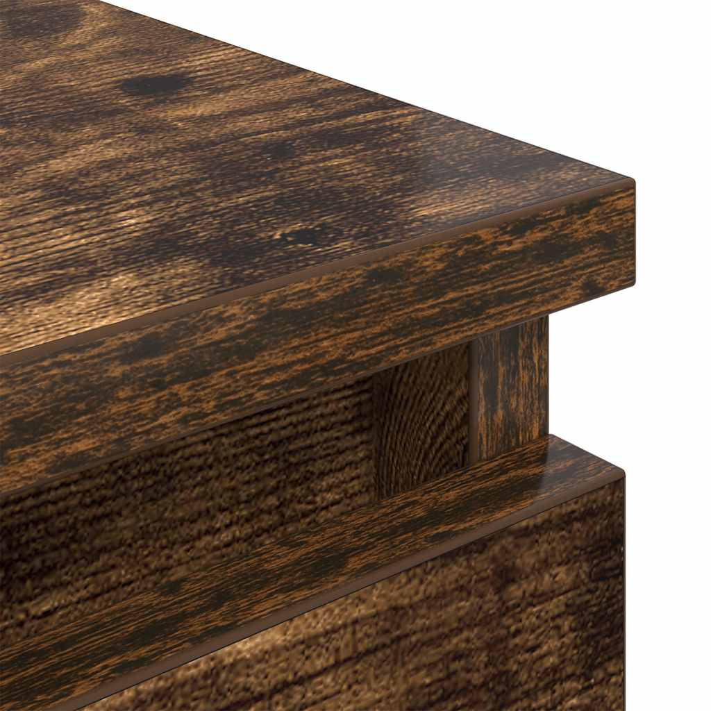 TV Cabinet Smoked Oak 80x35x54 cm Engineered Wood