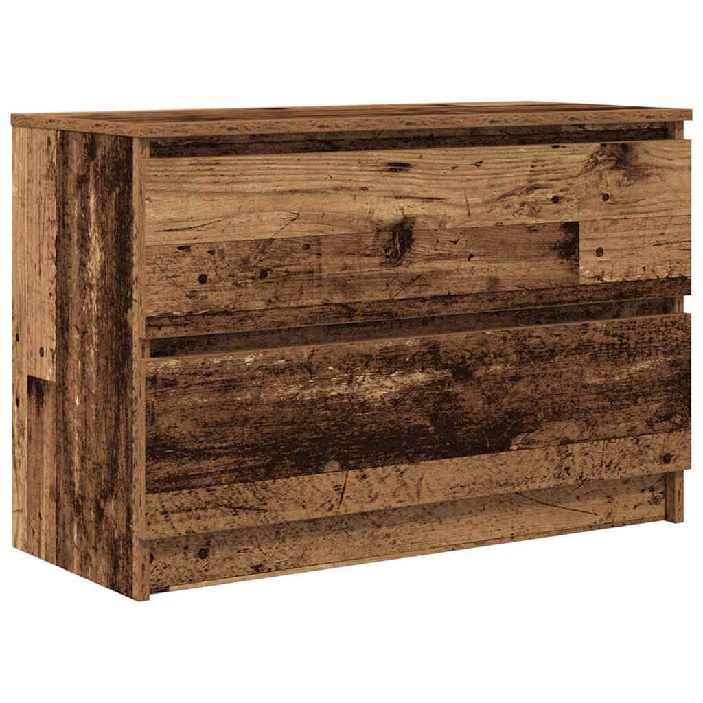 TV Cabinet Old Wood 80x35x54 cm Engineered Wood