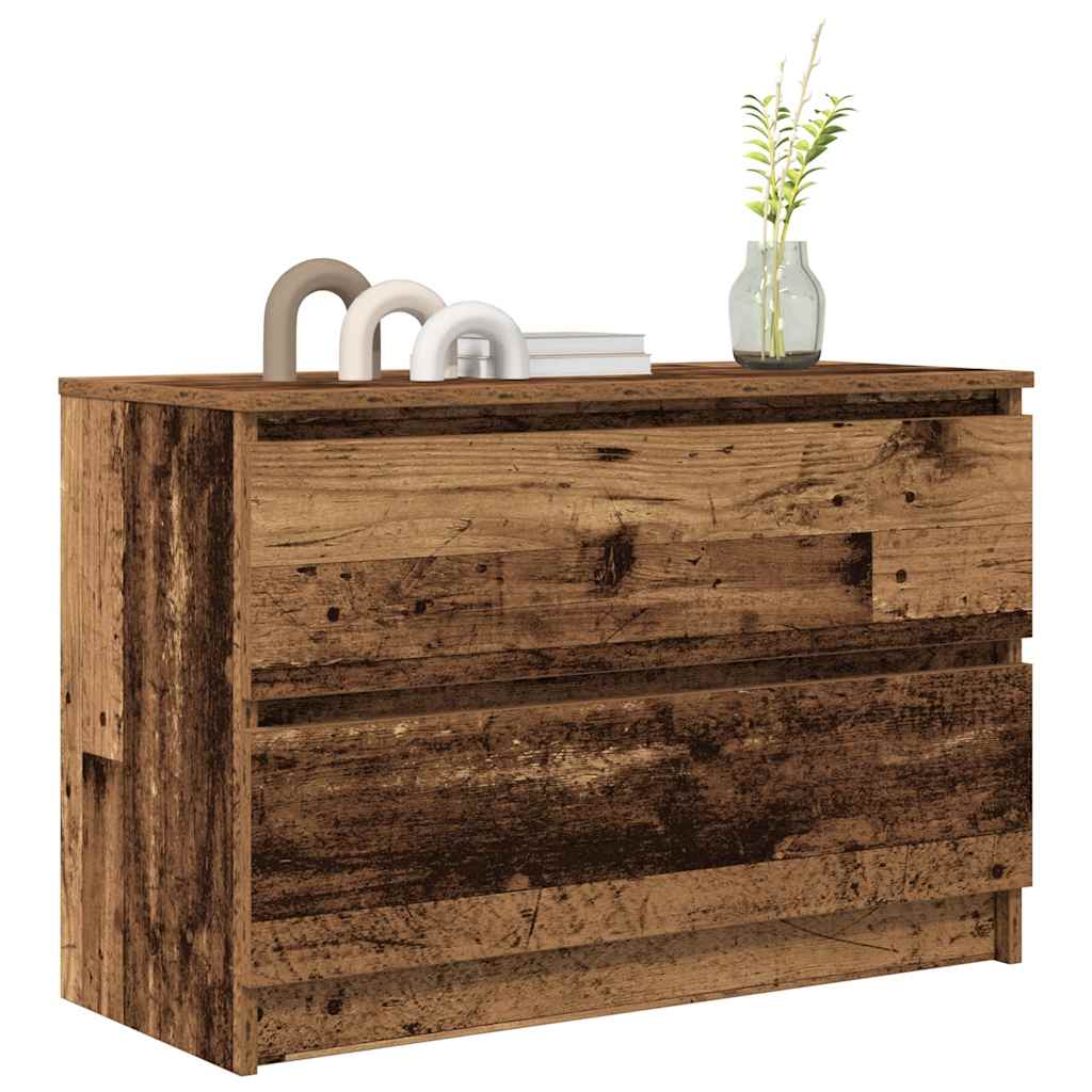 TV Cabinet Old Wood 80x35x54 cm Engineered Wood