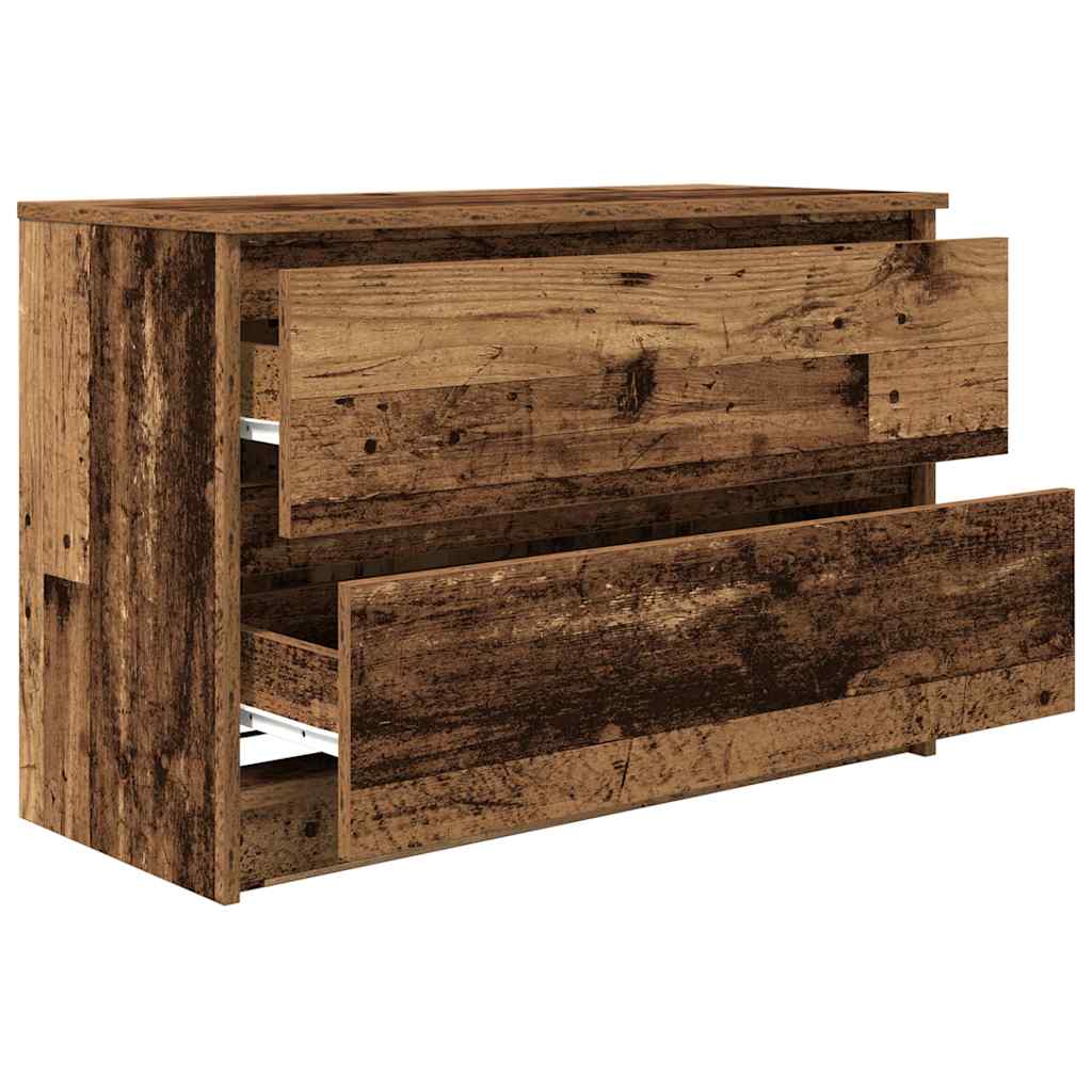 TV Cabinet Old Wood 80x35x54 cm Engineered Wood