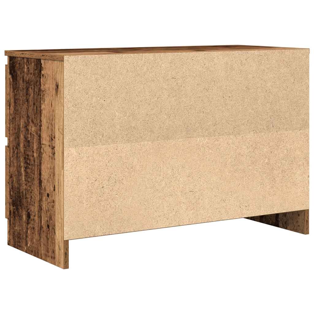 TV Cabinet Old Wood 80x35x54 cm Engineered Wood