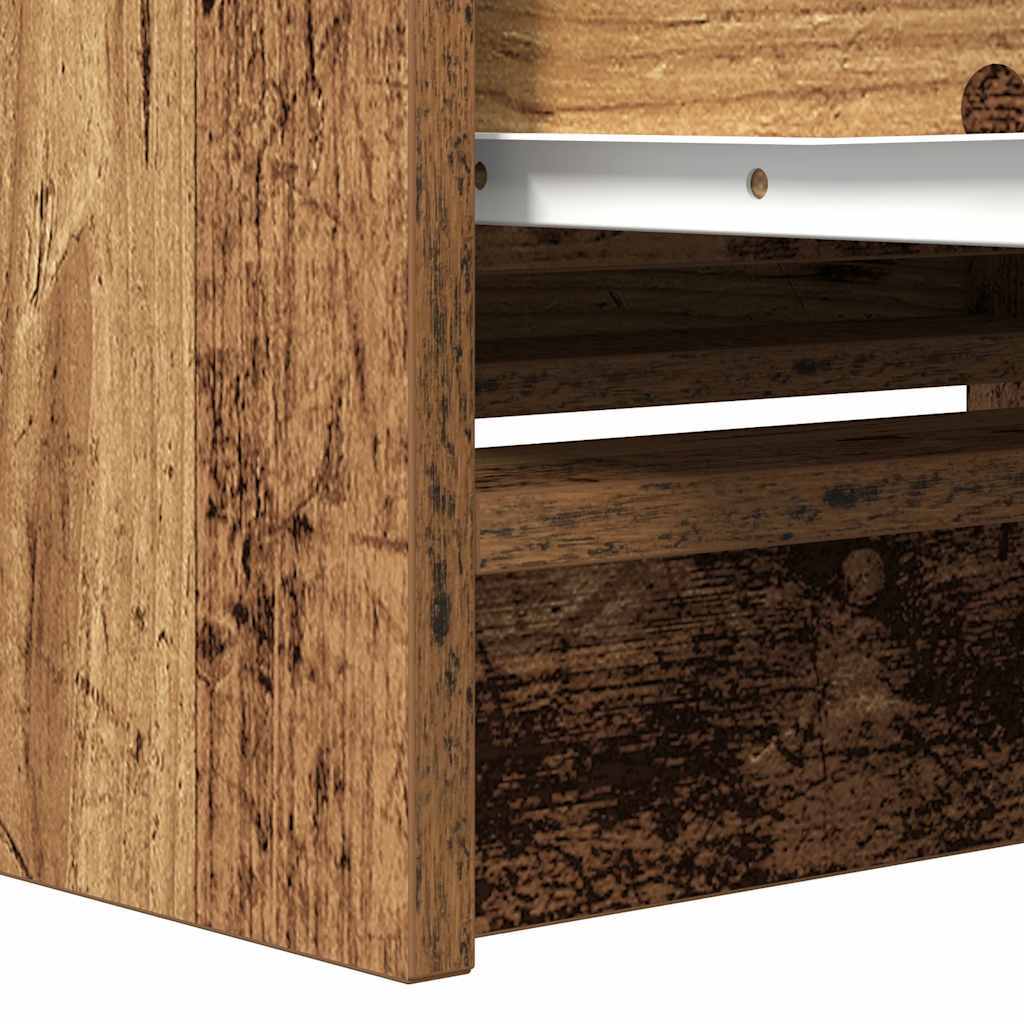 TV Cabinet Old Wood 80x35x54 cm Engineered Wood