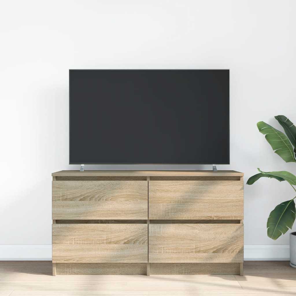 TV Cabinet Sonoma Oak 100x35x54 cm Engineered Wood
