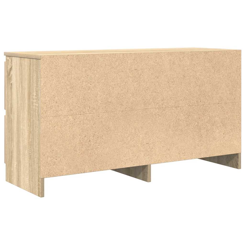 TV Cabinet Sonoma Oak 100x35x54 cm Engineered Wood