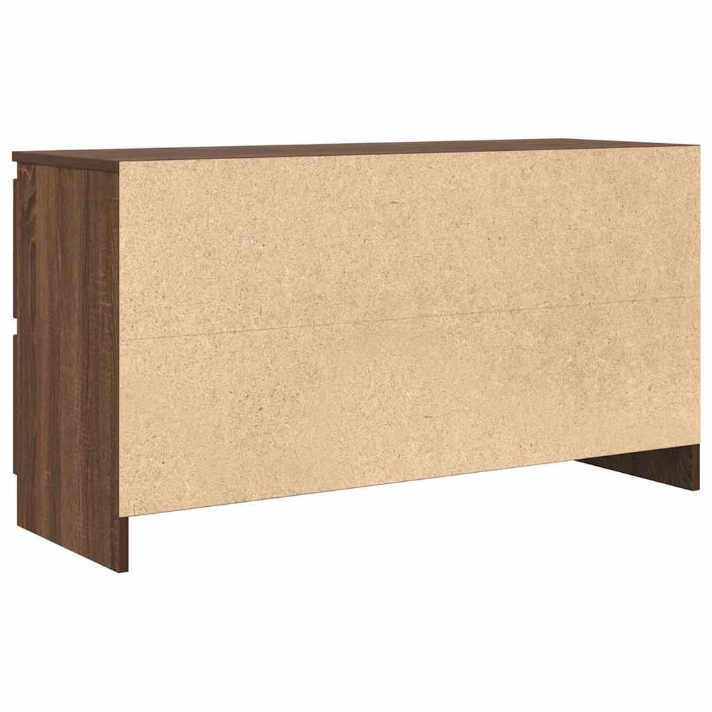 TV Cabinet Brown Oak 100x35x54 cm Engineered Wood