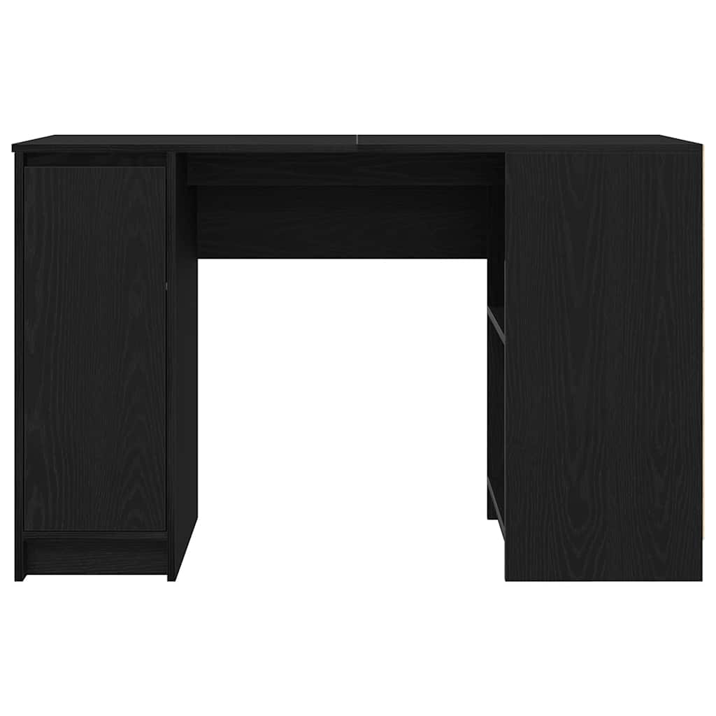 Black Oak Engineered Wood Desk - 120x42x76 cm Sleek & Modern
