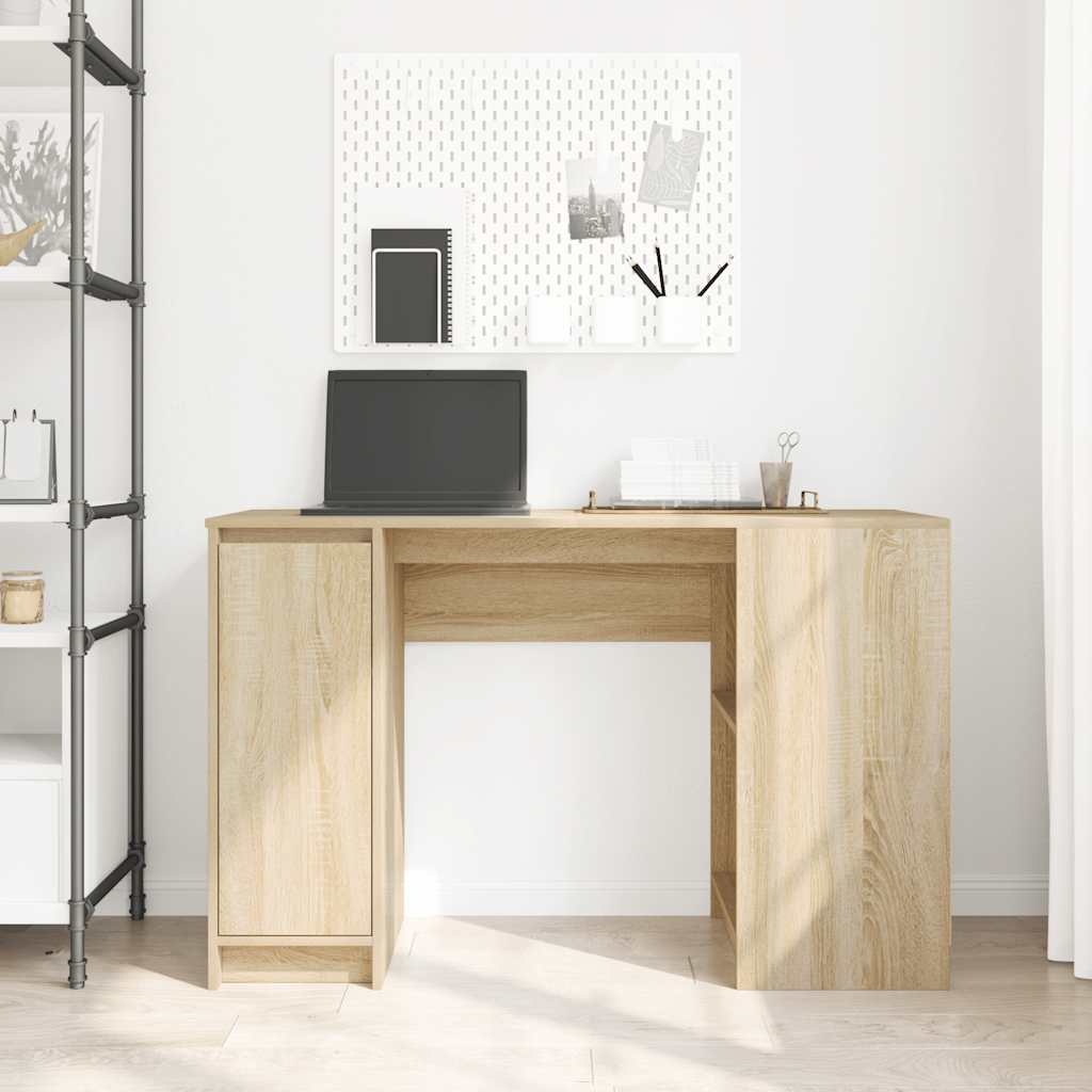 Stylish Sonoma Oak Desk, 120x42x76 cm, Engineered Wood