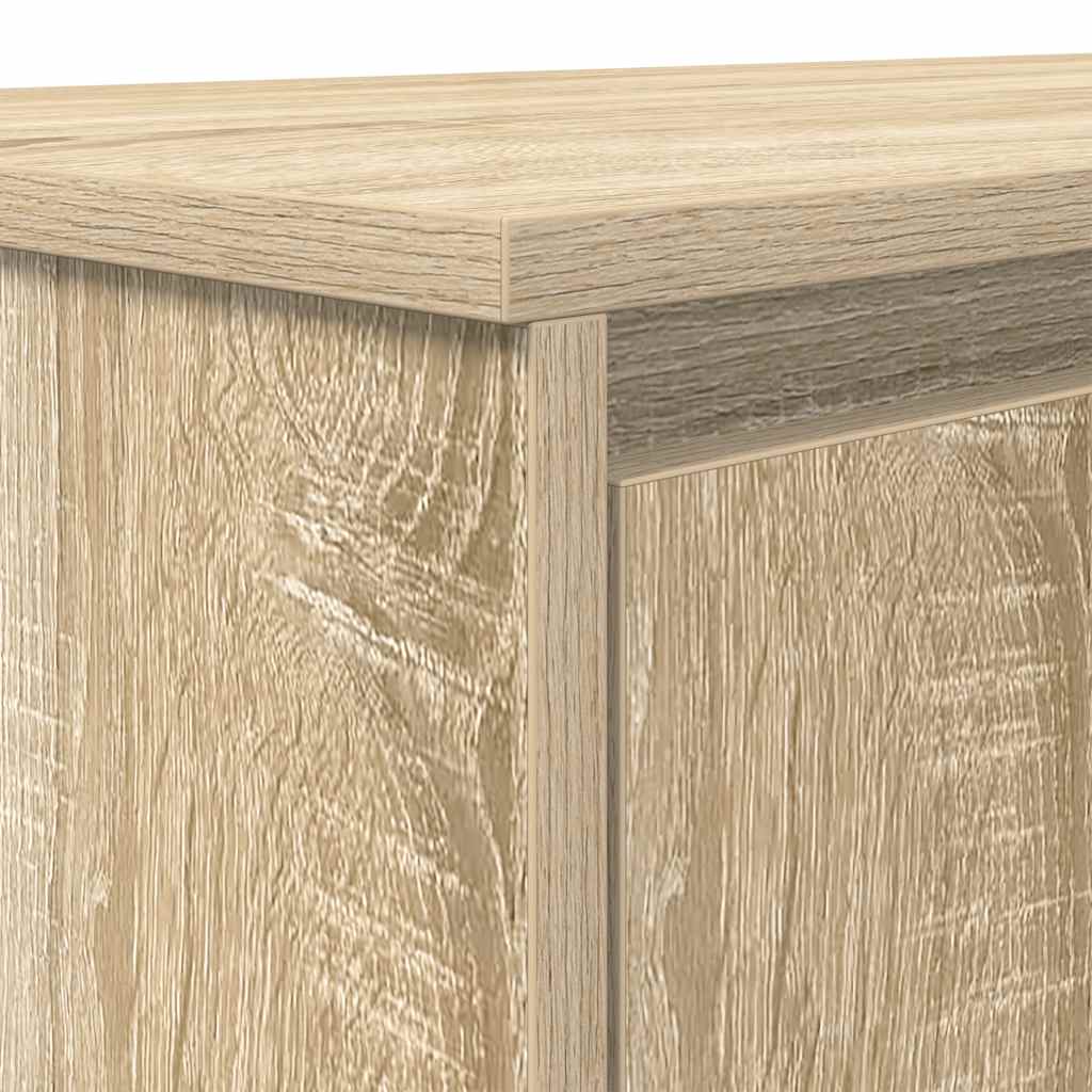 Stylish Sonoma Oak Desk, 120x42x76 cm, Engineered Wood