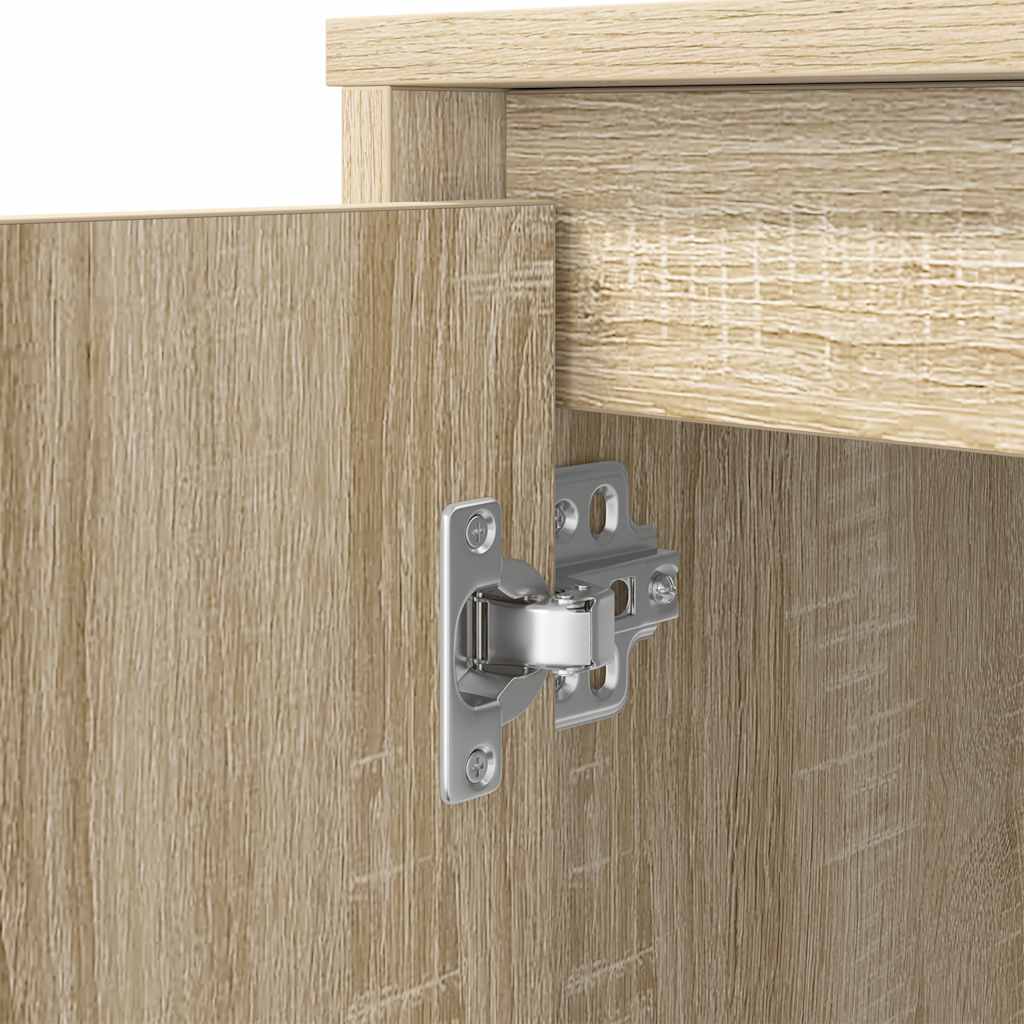 Stylish Sonoma Oak Desk, 120x42x76 cm, Engineered Wood