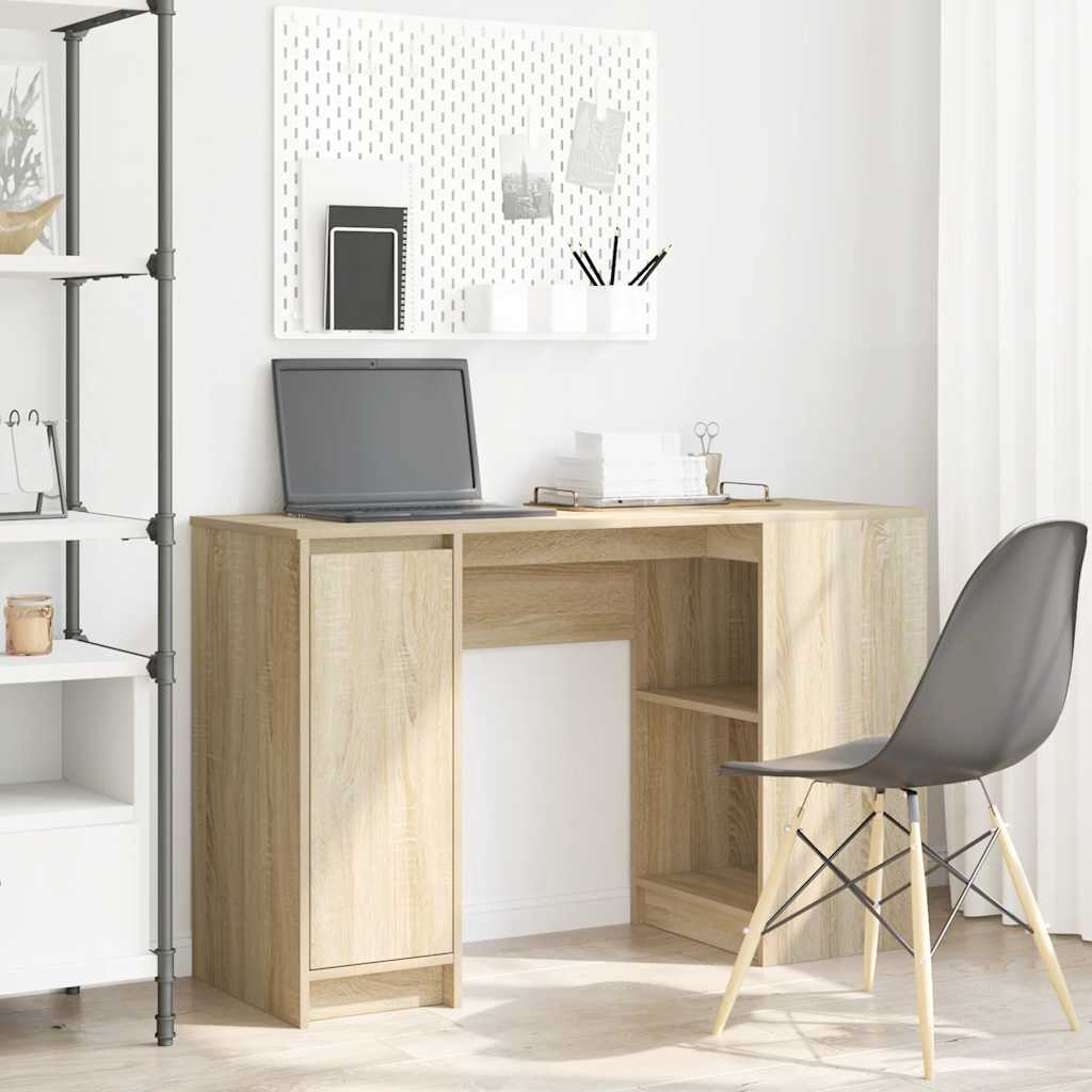 Stylish Sonoma Oak Desk, 120x42x76 cm, Engineered Wood