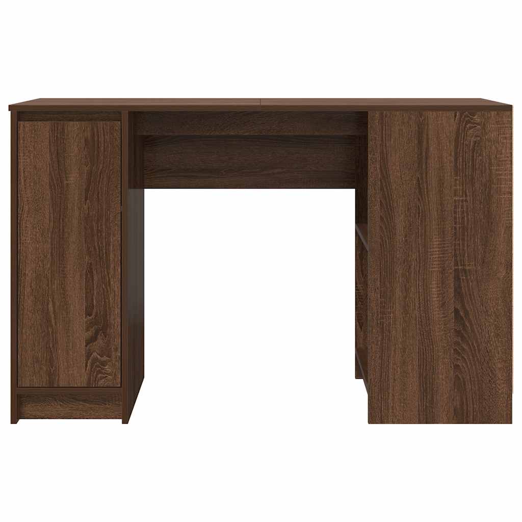 Stylish Brown Oak Desk - 120x42x76 cm Engineered Wood