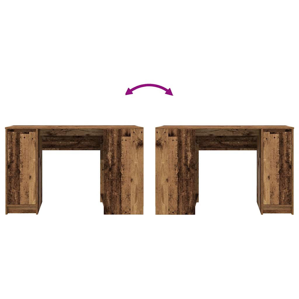 Vintage Style Desk, Old Wood 120x42x76 cm - Engineered Wood