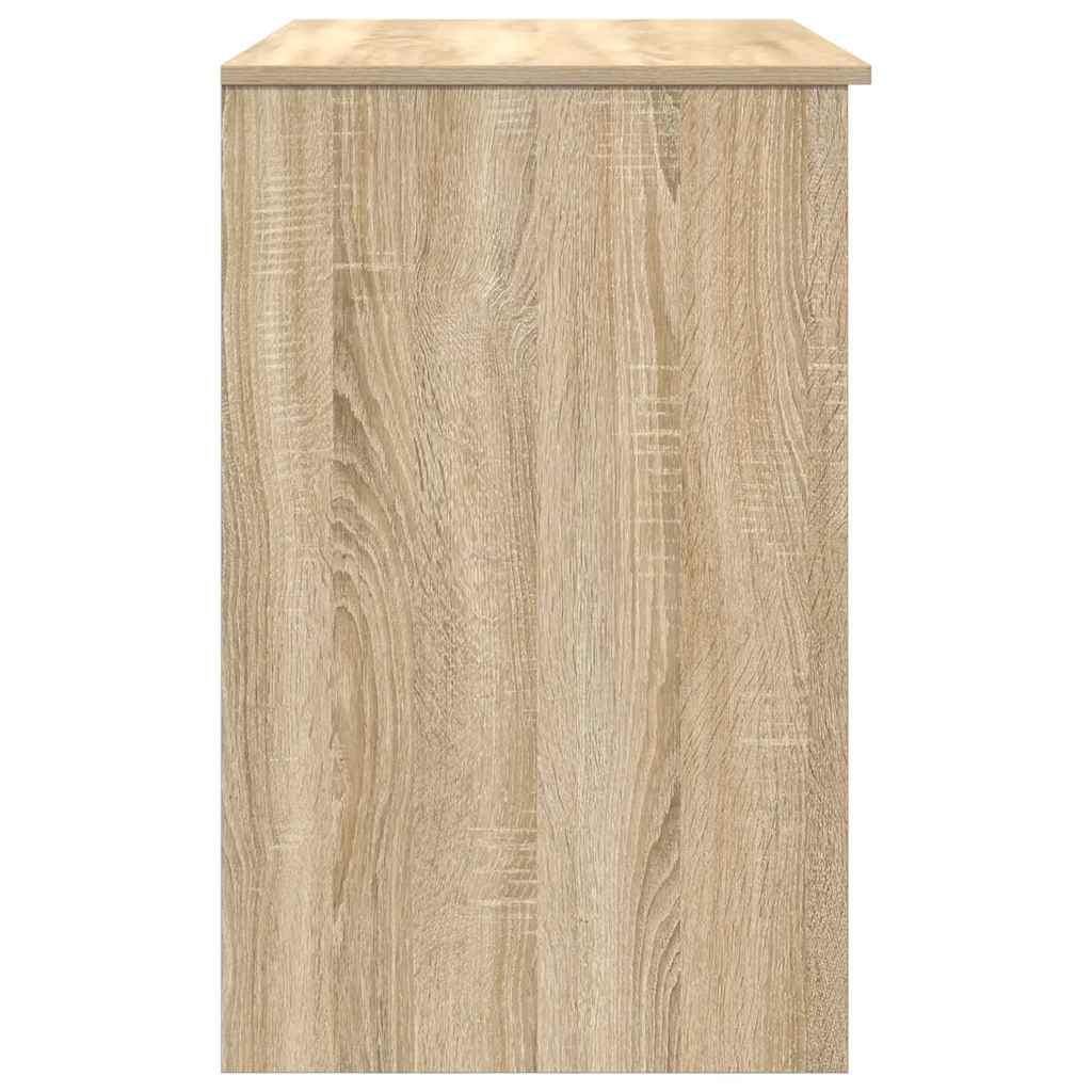 Compact Desk Sonoma Oak Engineered Wood 86x49x76 cm