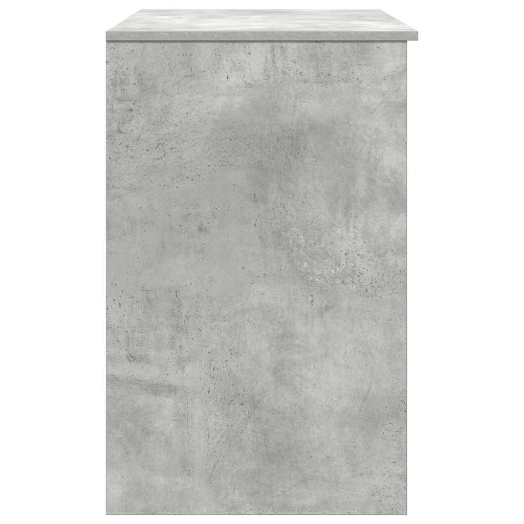 Concrete Grey Engineered Wood Desk - 86x49x76 cm