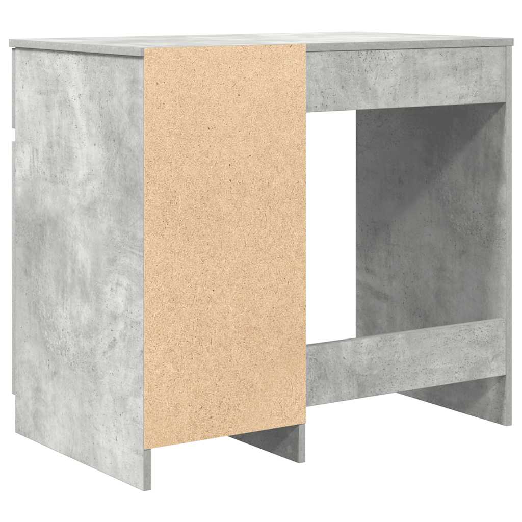 Concrete Grey Engineered Wood Desk - 86x49x76 cm