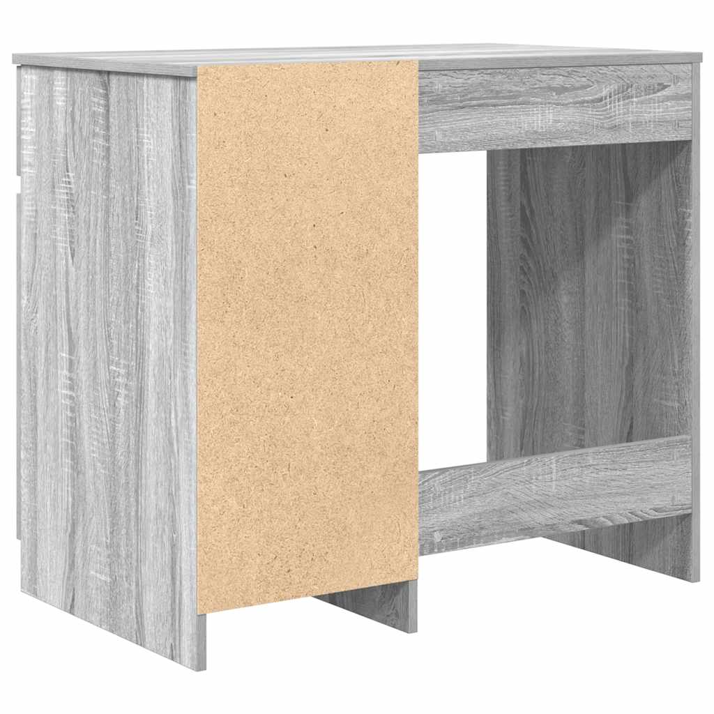 Grey Sonoma Desk - Engineered Wood, 86x49x76 cm