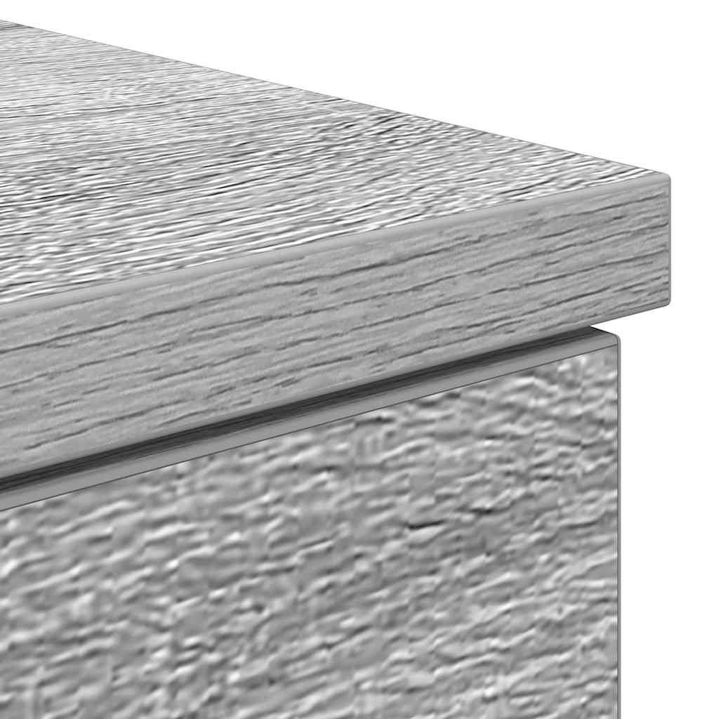 Grey Sonoma Desk - Engineered Wood, 86x49x76 cm