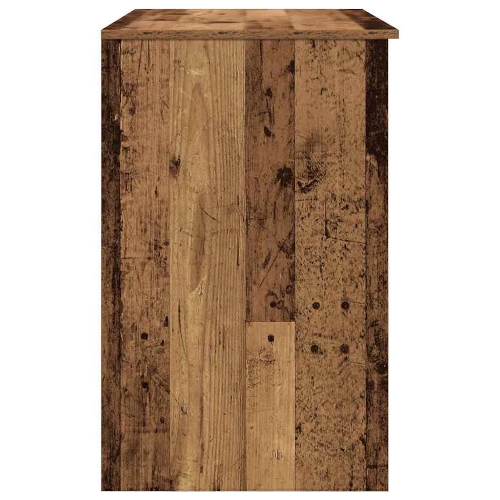 Vintage-Style Engineered Wood Desk, 86x49x76 cm, Classic Oak Finish