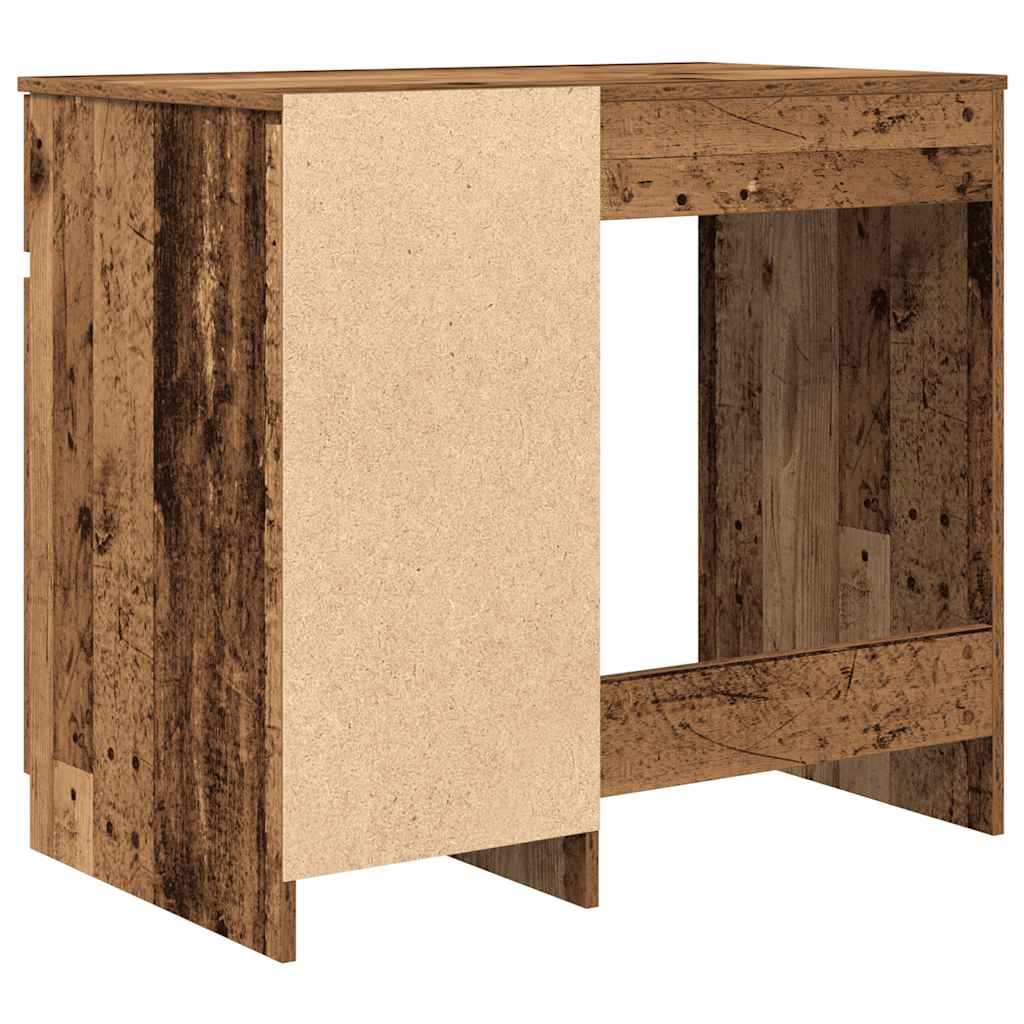 Vintage-Style Engineered Wood Desk, 86x49x76 cm, Classic Oak Finish