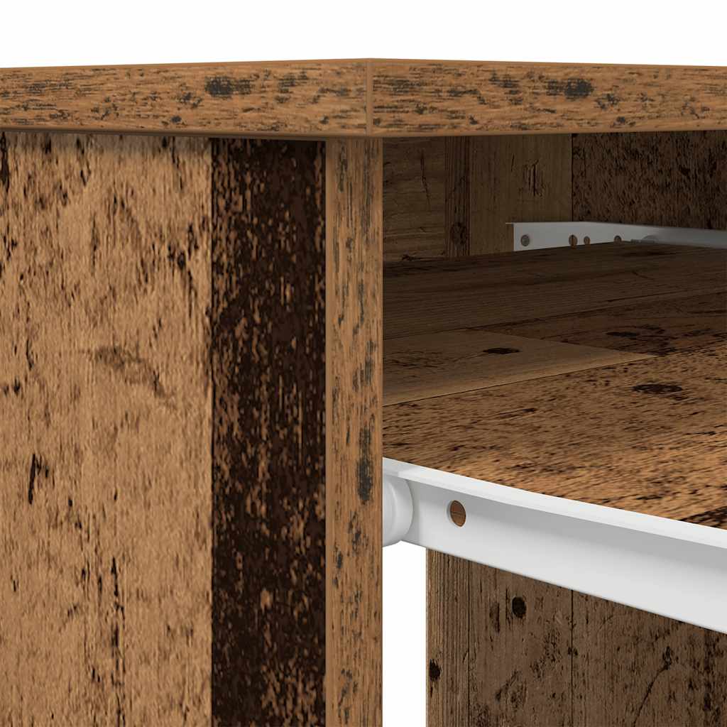 Vintage-Style Engineered Wood Desk, 86x49x76 cm, Classic Oak Finish