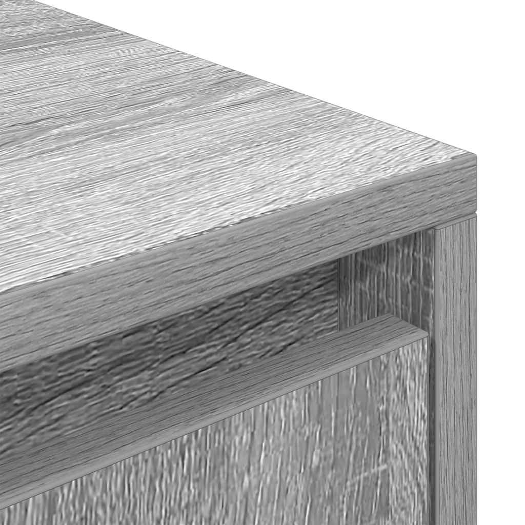 TV Cabinet Grey Sonoma 188.5x41x50 cm Engineered Wood